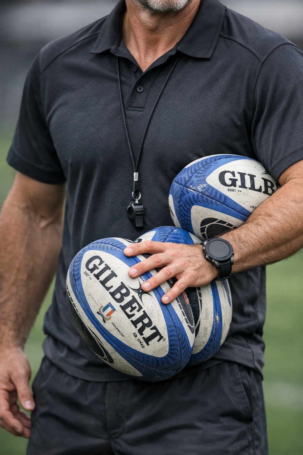 Rugby clinic in action